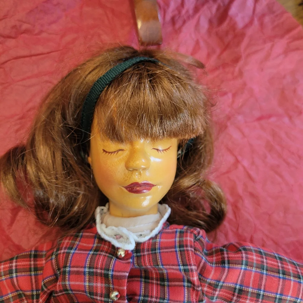 Patrica Brooks The Hamilton Collection 1992 Waiting for Santa Doll & Rocker